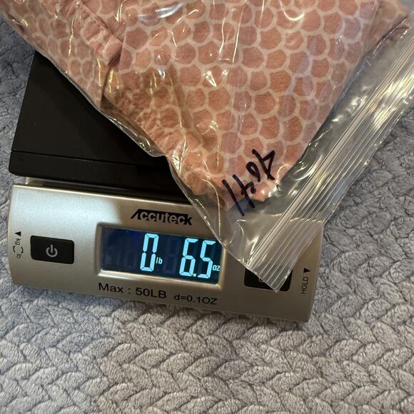 Faherty Organic Cotton Button Down Shirt Men M Pink Scallop Print Resort Wear SS - Picture 9 of 9